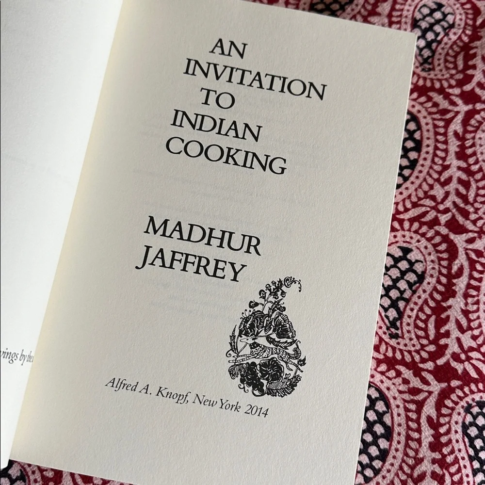 NWT “An Invitation to Indian Cooking” by Madhur Jaffrey, Paperback 2014 Edition